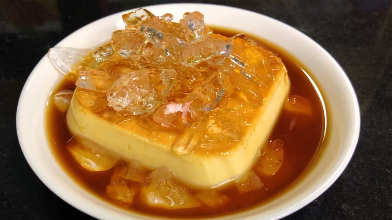 cách làm bánh flan bằng nồi chiên không dầu