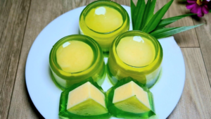 bánh flan rau câu