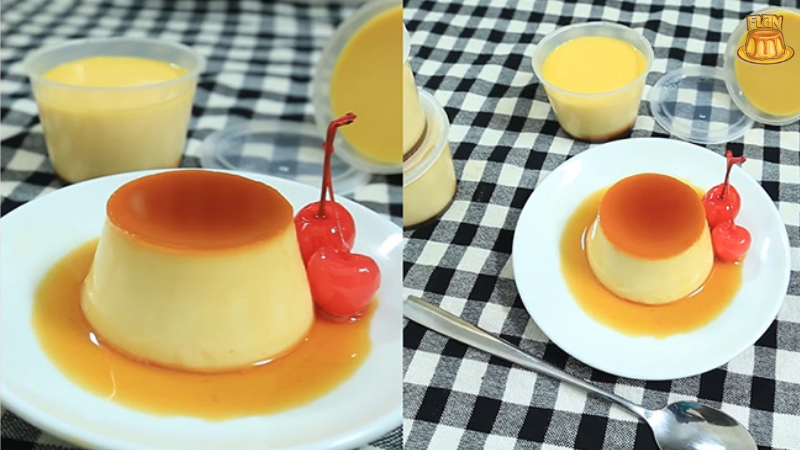 cách làm bánh flan nướng