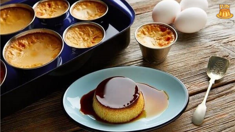 cách làm bánh flan nướng